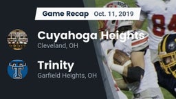 Recap: Cuyahoga Heights  vs. Trinity  2019