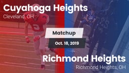 Matchup: Cuyahoga Heights vs. Richmond Heights  2019