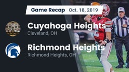 Recap: Cuyahoga Heights  vs. Richmond Heights  2019