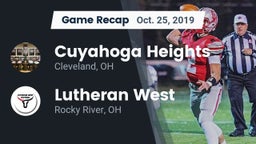 Recap: Cuyahoga Heights  vs. Lutheran West  2019