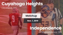 Matchup: Cuyahoga Heights vs. Independence  2019