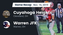 Recap: Cuyahoga Heights  vs. Warren JFK 2019