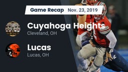 Recap: Cuyahoga Heights  vs. Lucas  2019