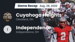 Recap: Cuyahoga Heights  vs. Independence  2020
