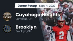 Recap: Cuyahoga Heights  vs. Brooklyn  2020