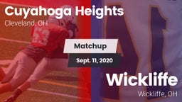 Matchup: Cuyahoga Heights vs. Wickliffe  2020