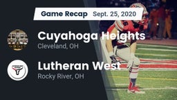 Recap: Cuyahoga Heights  vs. Lutheran West  2020