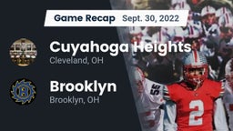 Recap: Cuyahoga Heights  vs. Brooklyn  2022