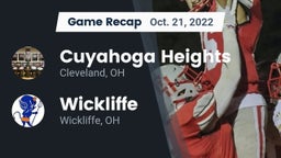 Recap: Cuyahoga Heights  vs. Wickliffe  2022