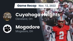Recap: Cuyahoga Heights  vs. Mogadore  2022
