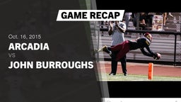 Recap: Arcadia  vs. John Burroughs  2015