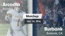 Matchup: Arcadia vs. Burbank  2016