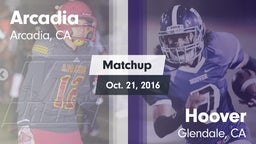 Matchup: Arcadia vs. Hoover  2016