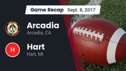 Recap: Arcadia  vs. Hart  2017