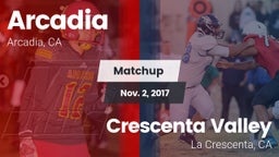 Matchup: Arcadia vs. Crescenta Valley  2017