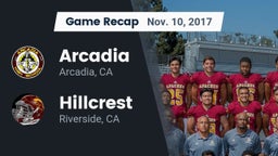 Recap: Arcadia  vs. Hillcrest  2017