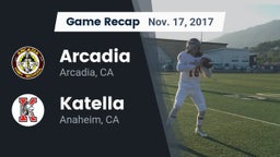 Recap: Arcadia  vs. Katella  2017