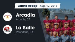 Recap: Arcadia  vs. La Salle  2018