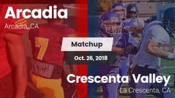 Matchup: Arcadia vs. Crescenta Valley  2018