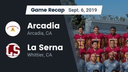Recap: Arcadia  vs. La Serna  2019