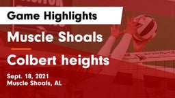 Muscle Shoals  vs Colbert heights  Game Highlights - Sept. 18, 2021
