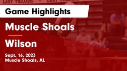 Muscle Shoals  vs Wilson  Game Highlights - Sept. 16, 2023