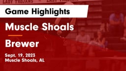 Muscle Shoals  vs Brewer  Game Highlights - Sept. 19, 2023