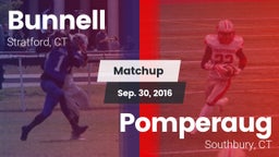 Matchup: Bunnell vs. Pomperaug  2016