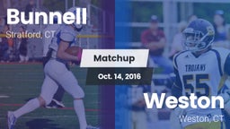 Matchup: Bunnell vs. Weston  2016