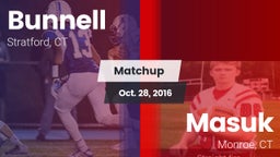 Matchup: Bunnell vs. Masuk  2016