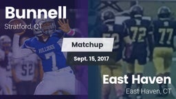 Matchup: Bunnell vs. East Haven  2017