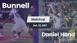 Matchup: Bunnell vs. Daniel Hand  2017