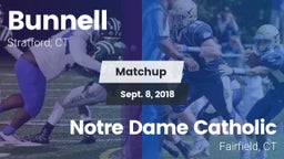 Matchup: Bunnell vs. Notre Dame Catholic  2018