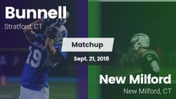 Matchup: Bunnell vs. New Milford  2018