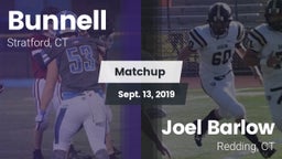 Matchup: Bunnell vs. Joel Barlow  2019