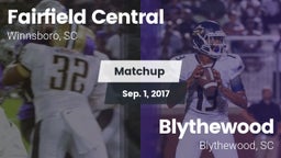 Matchup: Fairfield Central vs. Blythewood  2017