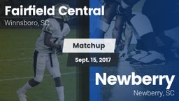 Matchup: Fairfield Central vs. Newberry  2017