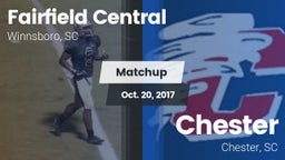 Matchup: Fairfield Central vs. Chester  2017