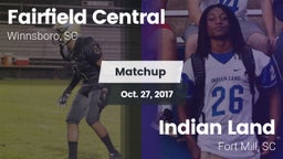 Matchup: Fairfield Central vs. Indian Land  2017