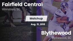 Matchup: Fairfield Central vs. Blythewood  2018