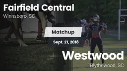 Matchup: Fairfield Central vs. Westwood  2018