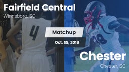 Matchup: Fairfield Central vs. Chester  2018