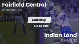 Matchup: Fairfield Central vs. Indian Land  2018