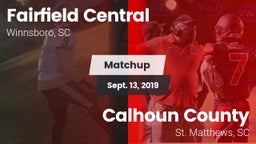 Matchup: Fairfield Central vs. Calhoun County  2019