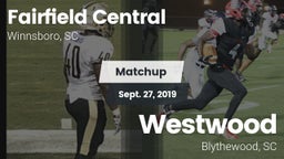Matchup: Fairfield Central vs. Westwood  2019