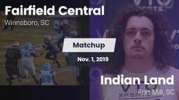 Matchup: Fairfield Central vs. Indian Land  2019