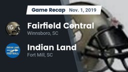 Recap: Fairfield Central  vs. Indian Land  2019