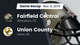 Recap: Fairfield Central  vs. Union County  2019