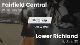 Matchup: Fairfield Central vs. Lower Richland  2020
