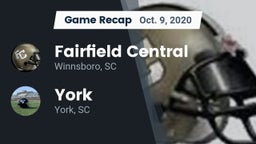 Recap: Fairfield Central  vs. York  2020